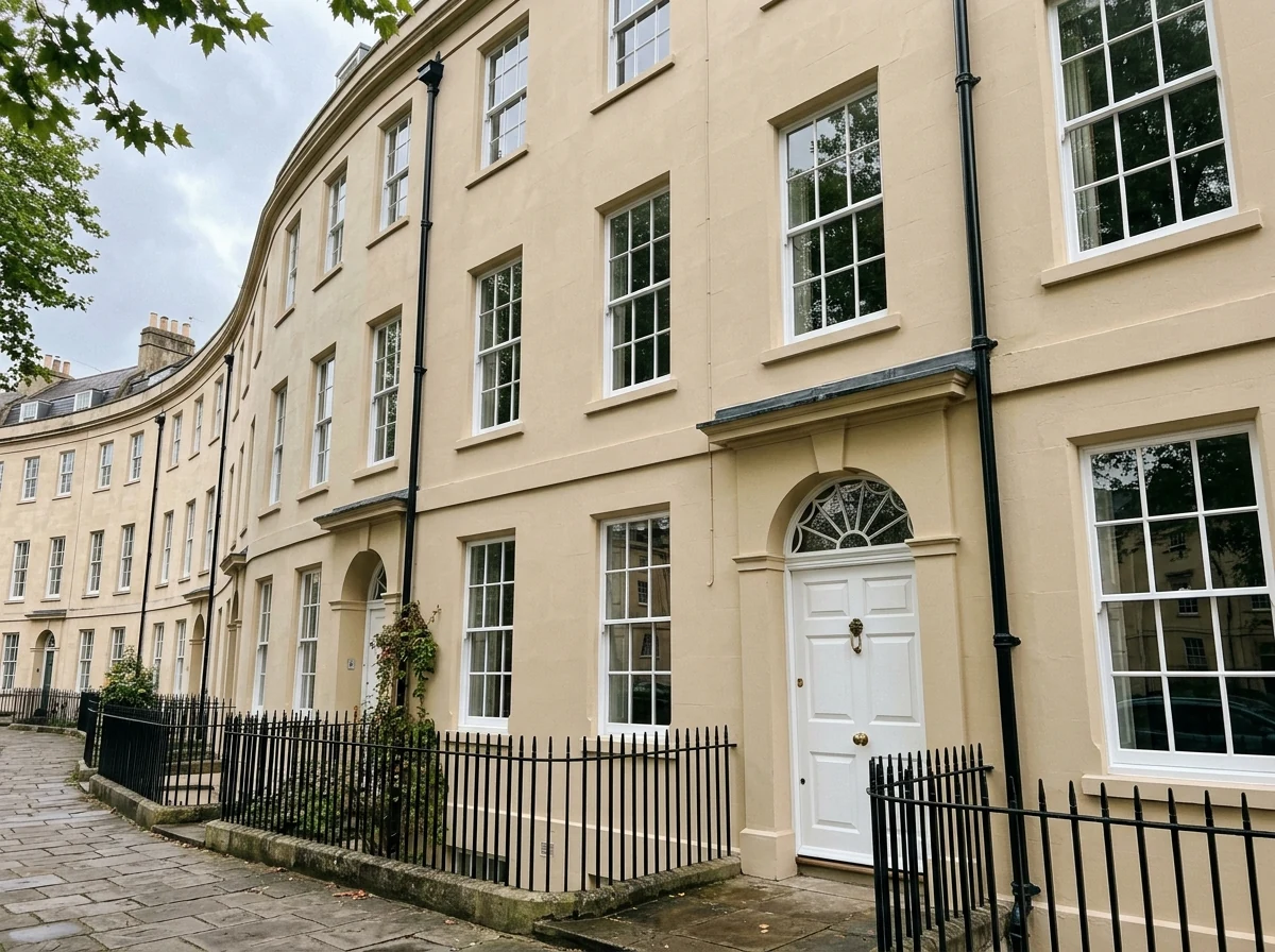Georgian property painting in Bristol, period features by Brunel Decorators