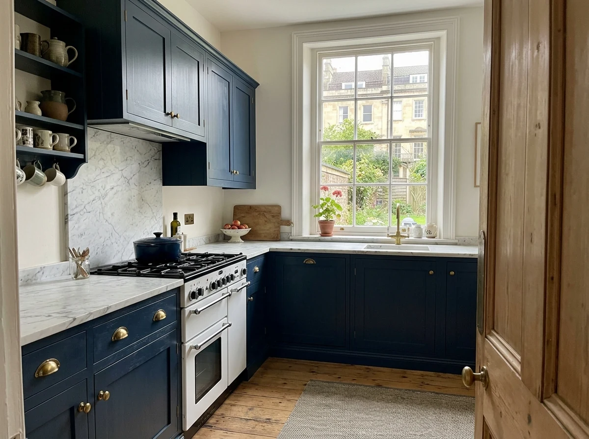 Kitchen cabinet painting in Bristol by Brunel Decorators