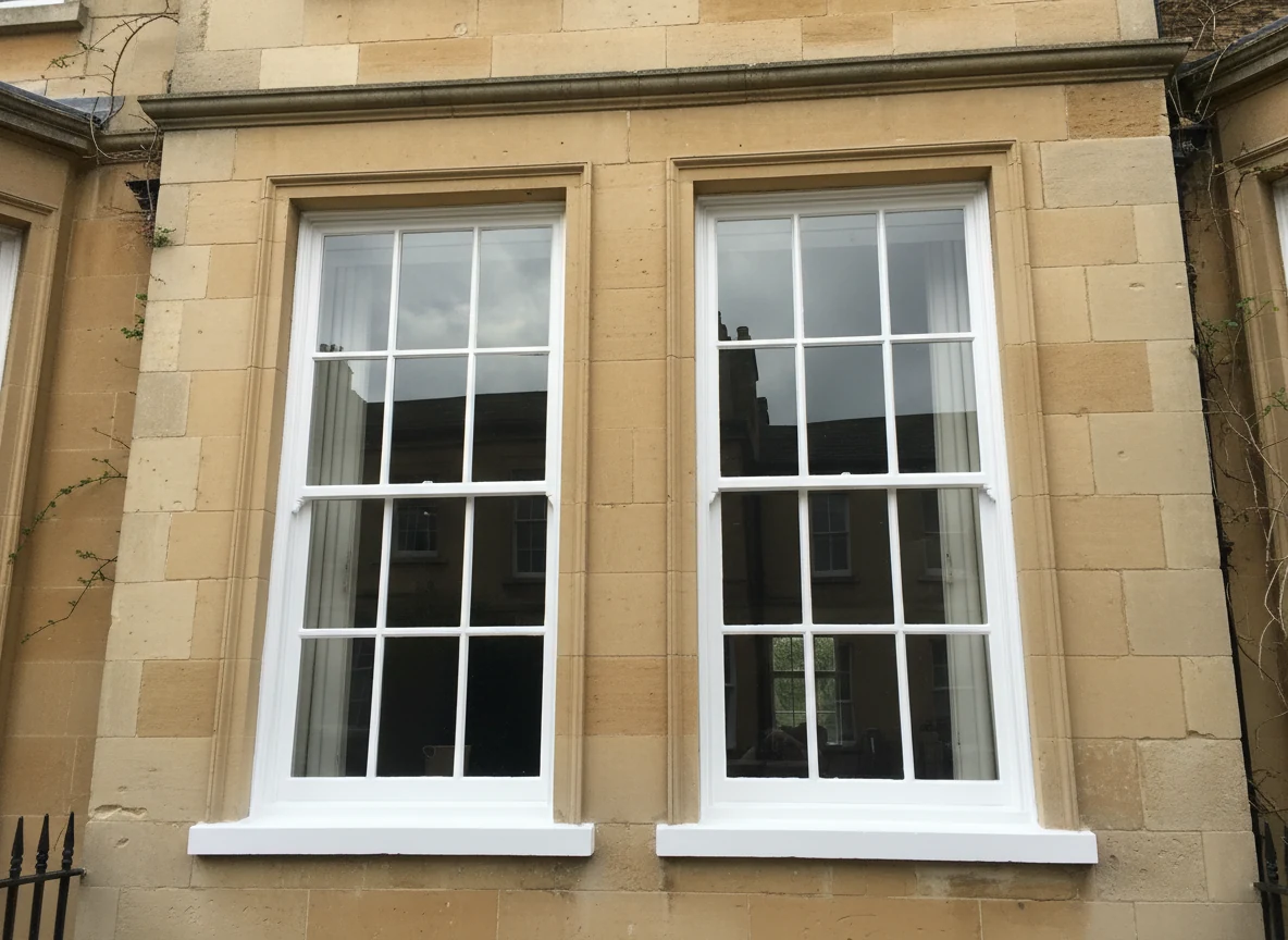 Sash window painting in Bristol by Brunel Decorators