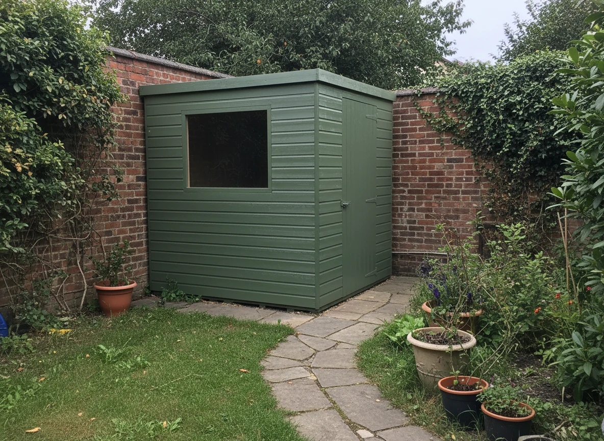 Shed painting in Bristol by Brunel Decorators